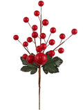 11" Berry Mixed Pick - Add Natural Elegance to Your Creations with Vibrant Artificial Berries. Perfect for DIY Crafts, Floral Arrangements, and Decorative Projects, Floral Home by Artificial Flowers