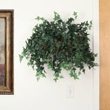 Artificial Hanging English Ivy Bush with 274 Lifelike Silk Leaves - 20in., Floral Home by Artificial Flowers