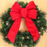 12 Pack: 12" x 18" Red Wired Bow, Decorative Holiday Ribbon Accent, Perfect for Christmas Gifts, Wreaths, and Party Décor