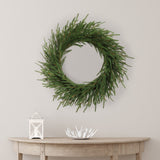 1 Pack 24" Real Touch Frasier Wreath Lifelike Christmas Wreath for Doors Walls and Holiday Decor