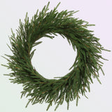 1 Pack 24" Real Touch Frasier Wreath Lifelike Christmas Wreath for Doors Walls and Holiday Decor