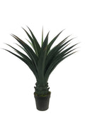 37.4" Artificial Agave Plant with 33 Leaves in Pot - Lifelike Indoor Greenery for Home & Office Decor, Floral Home by Artificial Flowers