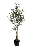 6.5' Artificial Olive Tree 1008 Leaves - Lifelike Indoor Decor Tree for Home & Office Pack of 2, Floral Home by Artificial Flowers