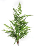 40" Leather Fern Bush, Floral Home by Artificial Flowers