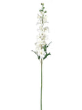 Elegant 37" White Delphinium Artificial Flowers - Premium Set of 12, Ideal for Home Decor, Special Events, and DIY Crafts, Floral Home by Artificial Flowers