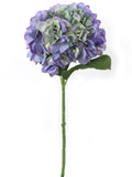 Periwinkle Hydrangea Stem Set, 18-Inch, Pack of 12 - Elegant 7-Inch Blooms for Home Décor, Wedding Centerpieces, Special Events - Enchanting Floral Decorations, Floral Home by Artificial Flowers