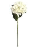 Captivating Cream Hydrangea Artificial Flowers Set of 12 - Lifelike Blooms for Elegant Arrangements and Decorations, Floral Home by Artificial Flowers