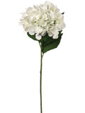 Timeless Elegance: White Hydrangea Set of 12 - Lifelike Blooms for Stunning Decor, Floral Home by Artificial Flowers