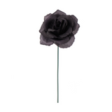 BLACK SILK ROSE PICKS - 3