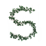 Floral Home by Artificial Flowers Artificial Green English Ivy Garland, 6ft, Lifelike Vine, Christmas Decor, Holiday Wreaths & Home Decoration