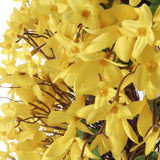 Artificial  Forsythia Wreath-22" Forsythia Wreath ArtificialFlowers   