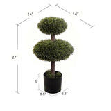 Artificial Cedar Tree Cone Topiary Double Indoor Outdoor UV  ArtificialFlowers   