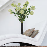 Artificial Premium Cream Green Snowball Viburnum Branch- 38" Floral Arrangement ArtificialFlowers   