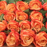 Artificial Orange Rose Bud-20" Artificial Flowers ArtificialFlowers   