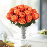 Artificial Orange Rose Bud-20" Artificial Flowers ArtificialFlowers   