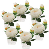 Silk Flower Wedding Bundle!! Two Bushes, Six  Peony Centerpieces, Two Bridal Bouquets, 24 Roses  ArtificialFlowers   