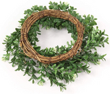 Boxwood Wreath, Indoor Outdoor UV Front Door 10"  ArtificialFlowers   