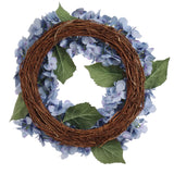 Artificial Blue Hydrangea Wreath - 18" Wreaths ArtificialFlowers   