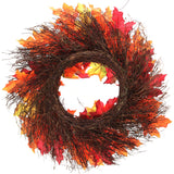 18" Artificial Fall Maple Leaf with Grapevine Base  ArtificialFlowers   