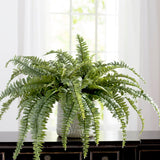 Artificial Boston Fern Plant 48 Fronds- 48" Boston Fern artificialflowersdotcom   