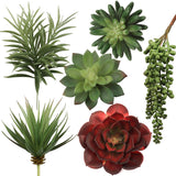 Artificial Succulent Assortment 6 Styles Succulent artificialflowersdotcom   